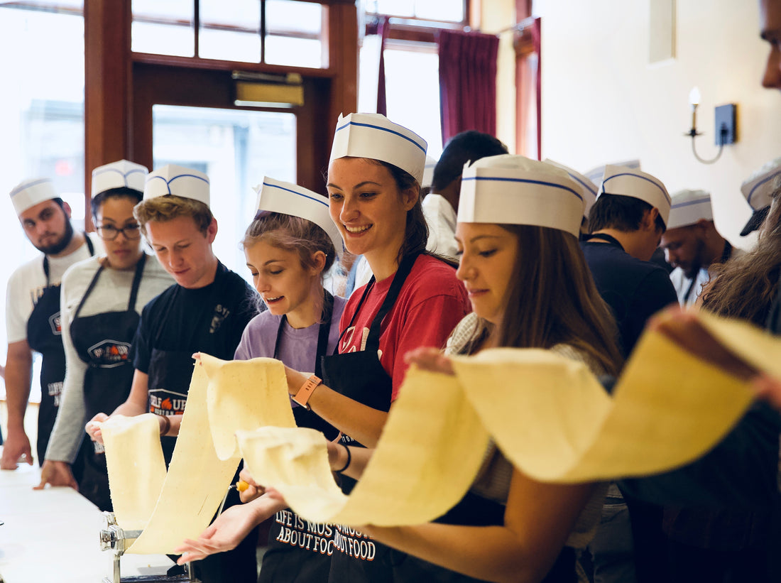 Cooking classes for Adults | People holding dough