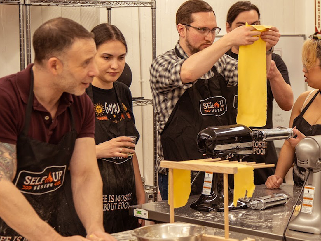 Group Cooking Class | people cooking