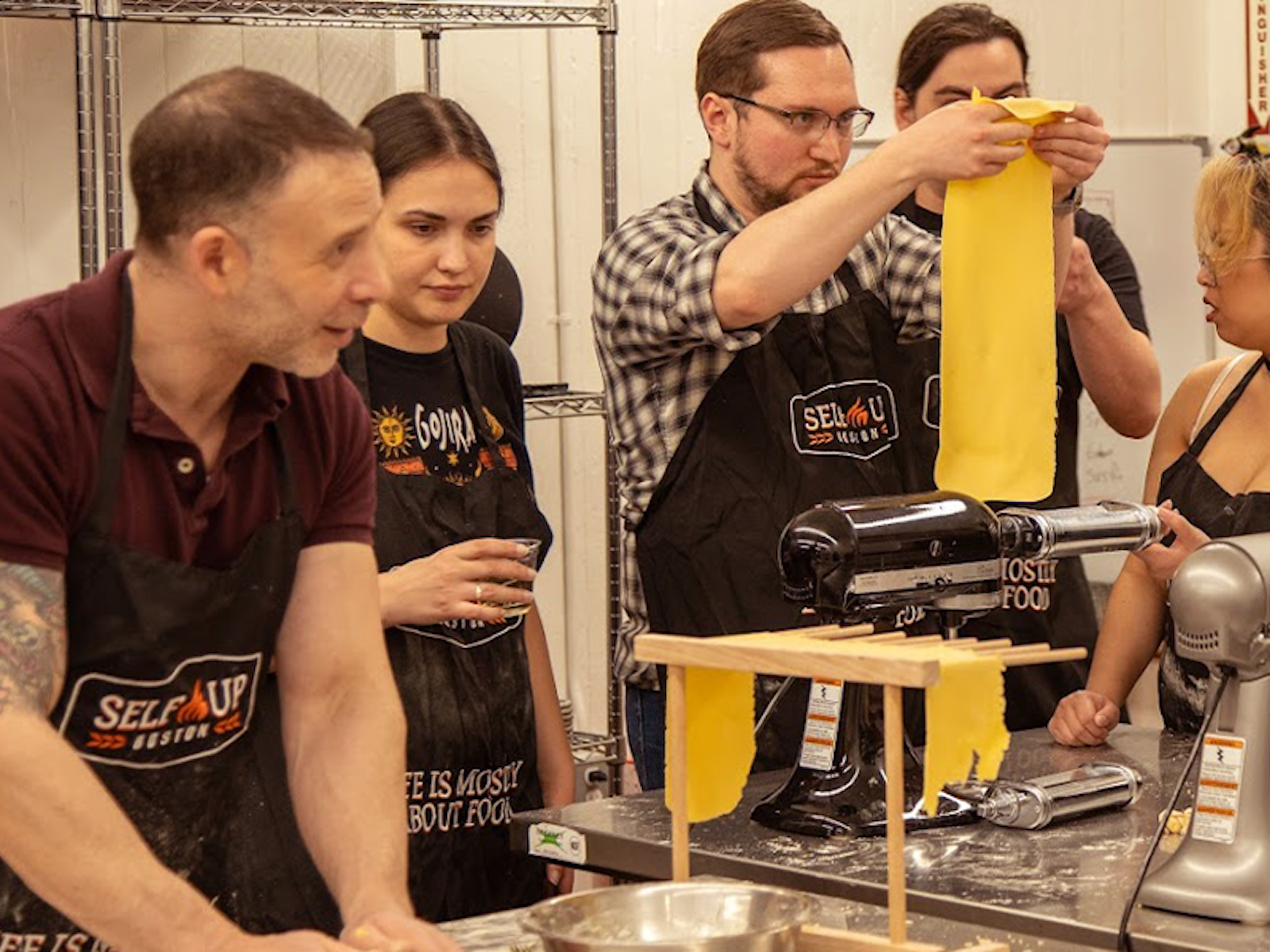 Group Cooking Class | people cooking