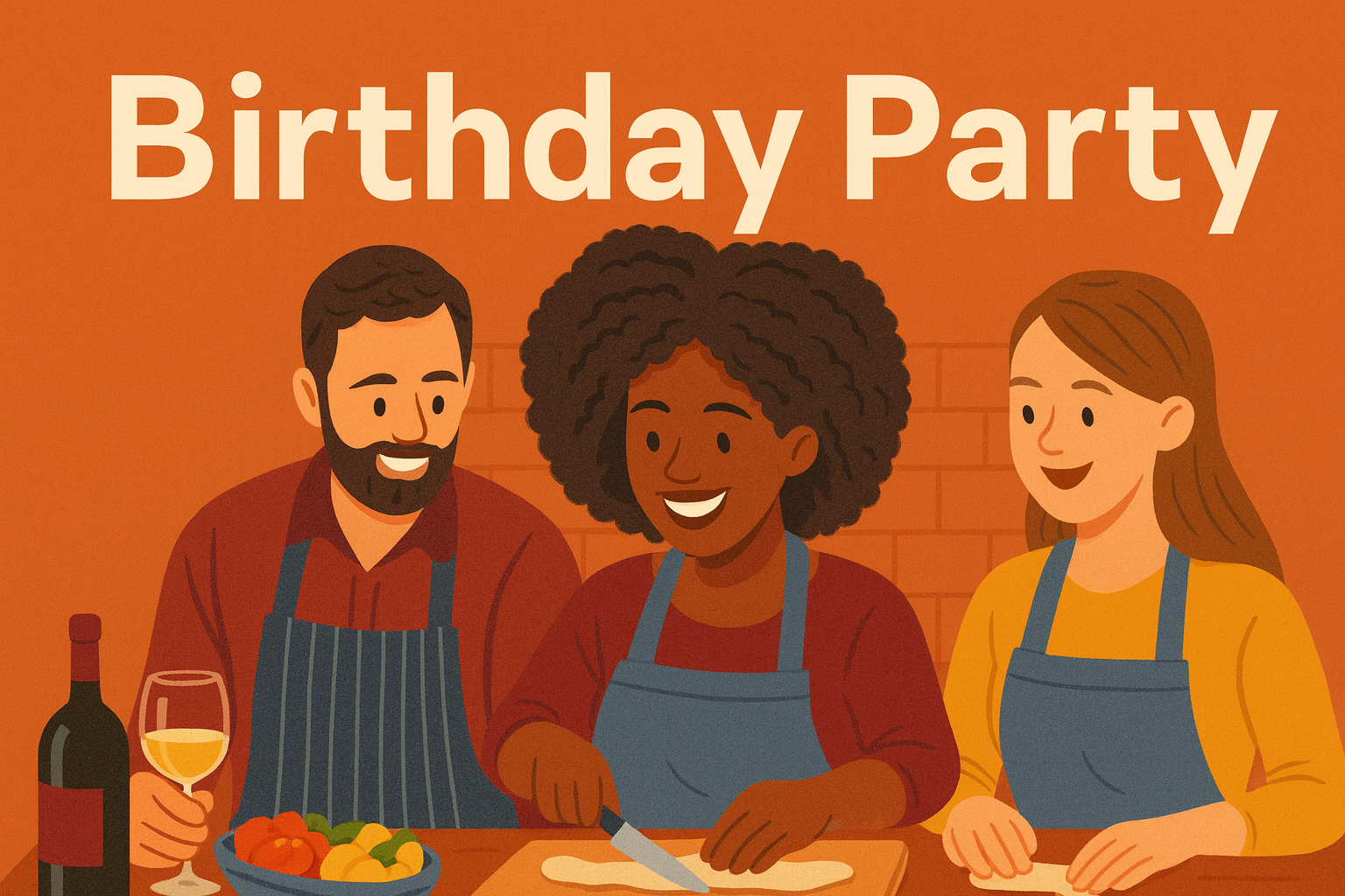 Birthday Cooking Party in Boston