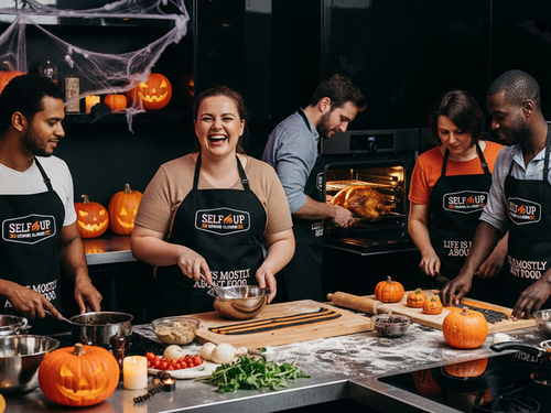 Halloween-Themed Italian Dinner in Boston
