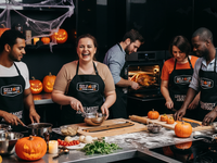 Halloween Themed Italian Dinner Team Building in Boston