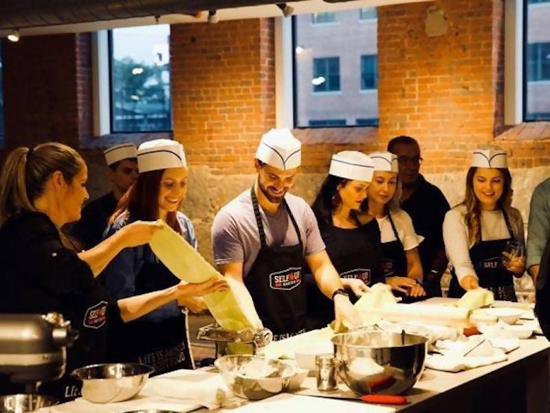 Pasta Making Team Building | People Cooking